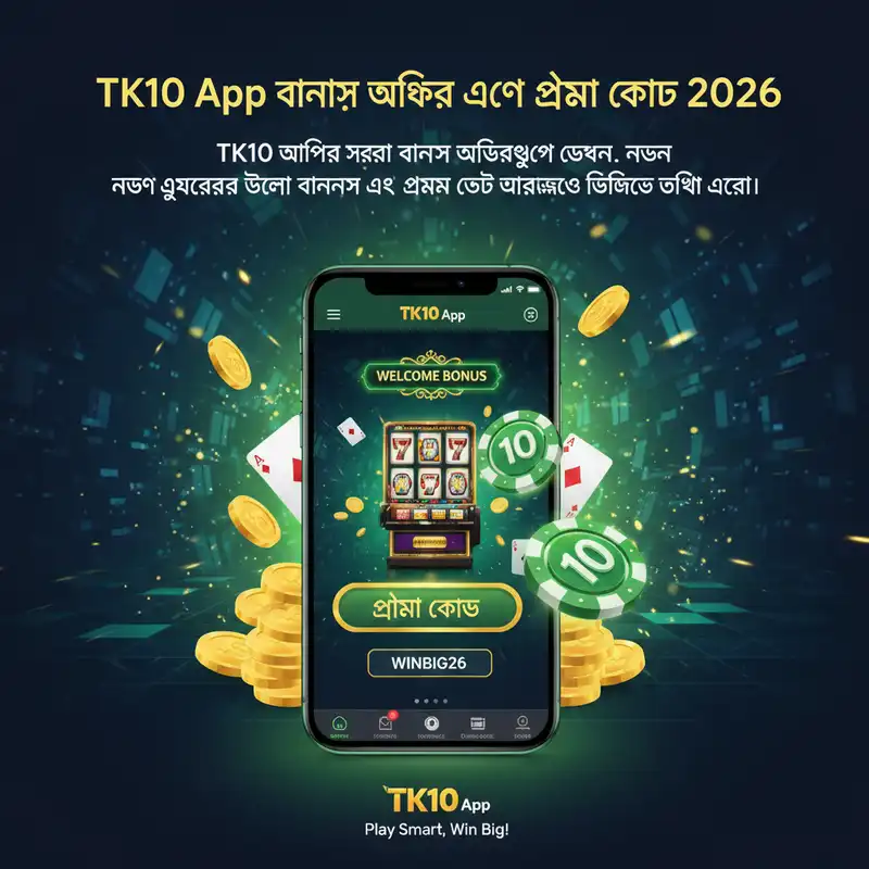 TK10 App বোনাস এবং প্রোমো কোড ২০২৬